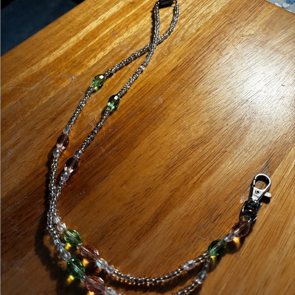 Multicolor Beaded Lanyard - Picture 2 of 2